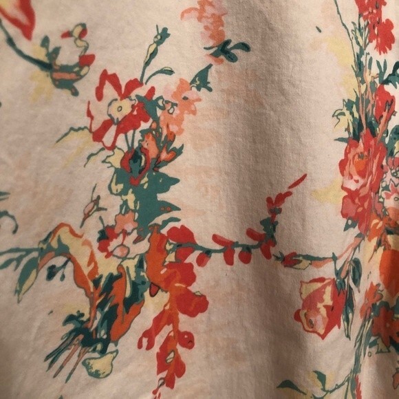 Intro. Sz 20W Love The Fit Floral Capri Pants Womens Tummy Control Comfort Waist - Picture 2 of 10